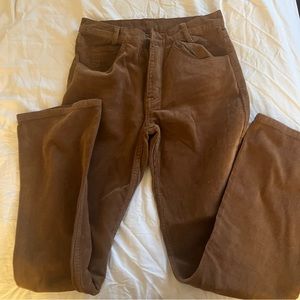 Brandy Melville Brown Corduroy Pants